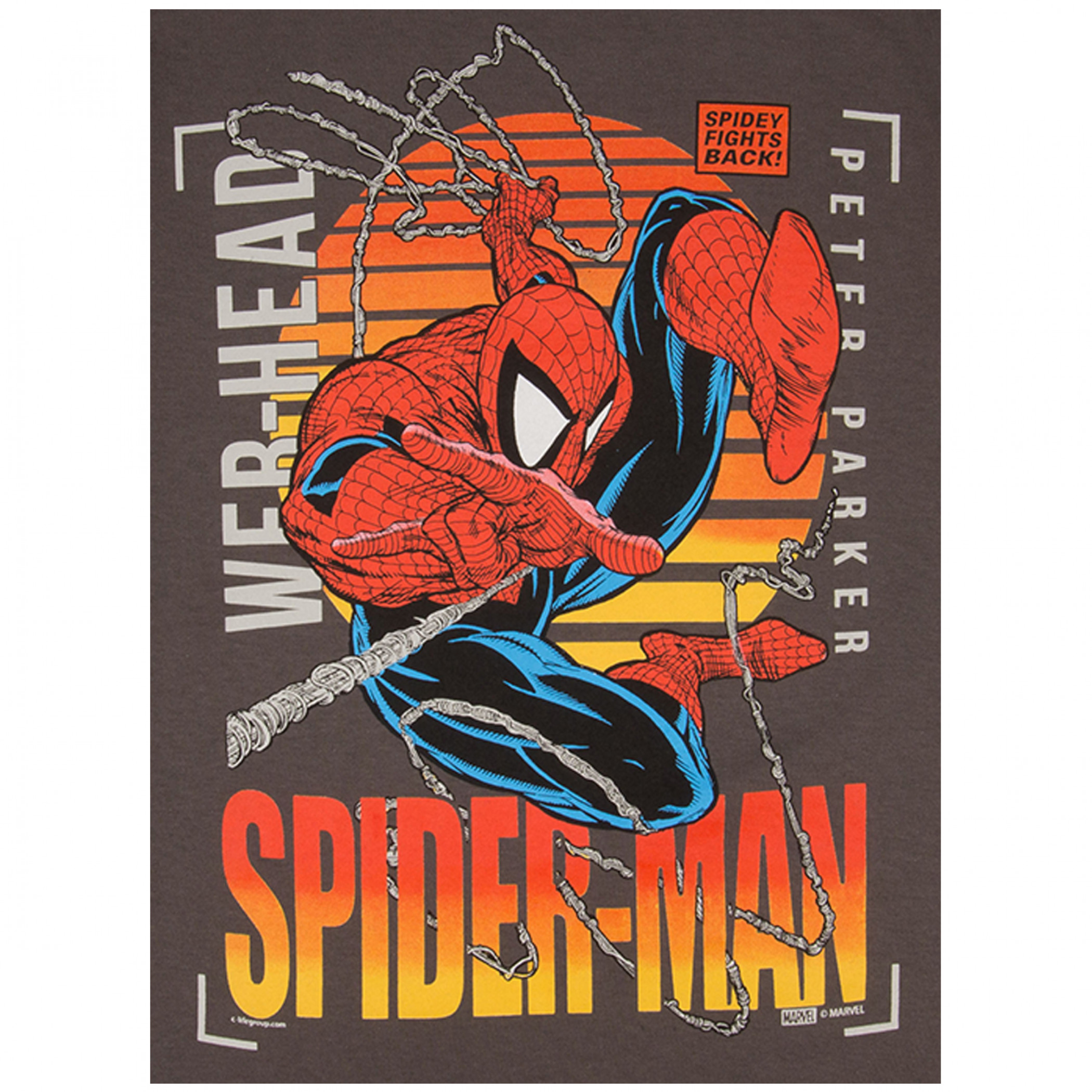 Spider-Man Outrun Sunset T-Shirt